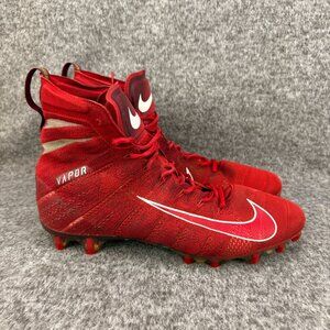 Nike Mens 12 Vapor Untouchable 3 Elite Cleats University Red Football AH7408-600